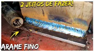 APRENDA AS DUAS T&Eacute;CNICAS MAIS USADAS NO MUNDO PELOS MELHORES SOLDADORES MIG MAG - CHAPA GROSSA.