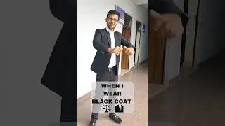 When I Wear black coat #lawstudents #advocate #lawyerstyle #judge #uttarpradesh #dailyvlog