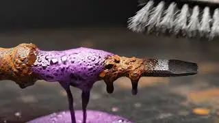 Extreme Rust Removal! Restoring a Rusted Chisel | Satisfying Rust Removal & Sharpening