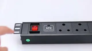 South African 6 way power distribution unit (PDU) #pdu #powerstrip #datacenter