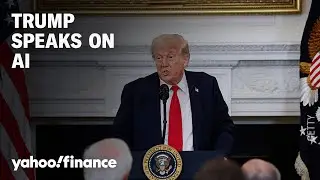 President Trump delivers remarks on AI