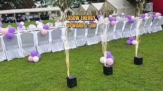 Wireless Themed Parties mini cold sparkler machine wholesaler,spray 2-3m height,CE approved,OEM/ODM.