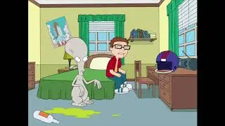 American Dad - Steve, crying, tells Roger what happened