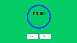 3 minute circle timer green screen no copyright