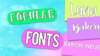 Popular Hipster Fonts Pack! 12 POPULAR fonts!|ALE