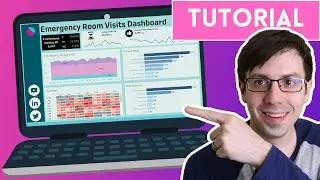 Создайте панель управления отделением неотложной помощи в Tableau | Проект портфолио аналитика ме...