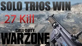 27 Kill WIN Solo in Warzone Trios with 1776 M4 BLUEPRINT #MERICA *CLUTCH*