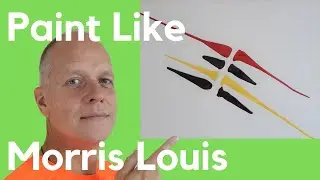 Paint like Morris Louis - Positive and negative space in art