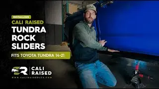 Как установить противоскользящие накладки на пороги Toyota Tundra 2014-2021 | Cali Raised