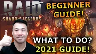 RAID Shadow Legends Beginner Guide 2021! LEVEL UP QUICKLY! NEW PLAYER PRIORITIES!