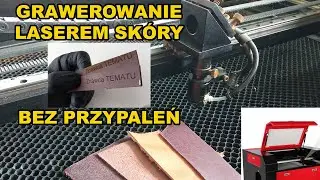Laser co2 #1 Znakowanie grawerowanie skóry laserem BEZ PRZYPALEŃ ZNAWCA TEMATU - personalizacja skór
