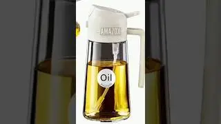 | 2-in-1 Glass Oil Sprayer: Spray & Pour with Precision | #shortsfeed