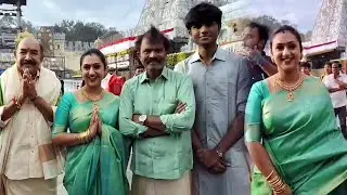 Tamil Star Vijay Kumar | Preethi Emotional Tirumala Darshan | Divine Blessings Temple | BN