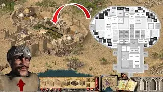 How to build Sheriff's Cruel castle 🏴&zwj;☠️🏰 in Stronghold Crusader