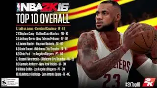 NBA 2K16 - Top 10 Player Ratings!