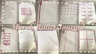 March Bullet Journal Flip Through