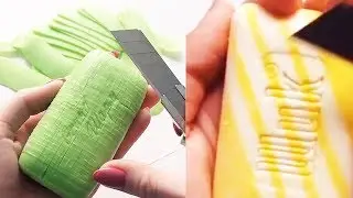 Real Relaxing Sounds ASMR Videos Soap Carving Satisfying Videos Crushing Sounds 비누조각편집