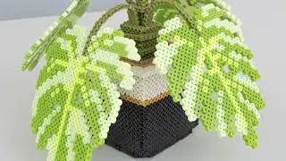 Perler.com 3-D MONSTERA PLANT Activity Kit (#80-57234) DIY Home Decor & Crafts!
