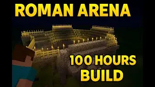 Recreating the Roman Colosseum in Minecraft Block by Block!