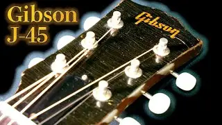 1955年製 Gibson J-45 ヴィンテージ（完全予約制 名古屋アコギ専門店 オットリーヤギター）