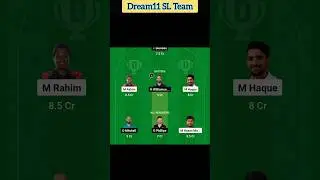 ban vs nz dream11 team today match for small league | ban vs nz dream11 prediction hindi | #morphin