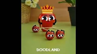 Doodland king tomato with small tomato and fail just angry king tomato￼