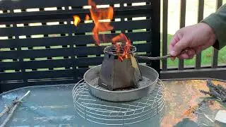 FJF OUTDOORS # 23 - VARGO TITANIUM HEXAGON WOOD STOVE