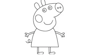 How to Draw Easy Peppa Pig | Peppa Pig Drawing Easy Step by Step | Draw Peppa Pig