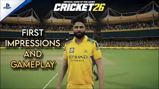 Cricket 26 PS5 First Impressions | My First Gameplay + All New Bowling Actions Review!😍
