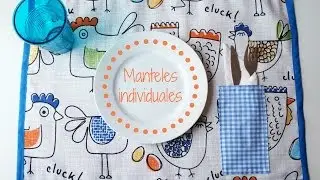Pinafili: Tutorial para hacer Manteles individuales