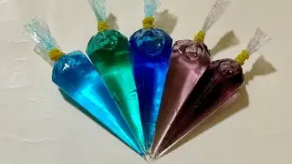 Jazz Up Slime ! Making Slime with Piping Bags ! Satisfying Slime Videos★ASMR★