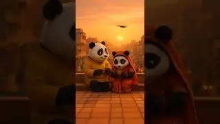 Panda Ki Shaadi 🐼💍 | Desi Love Story 💕 #wedding #shorts #love