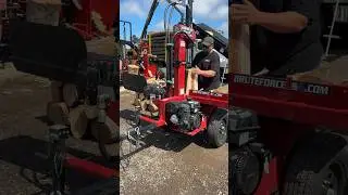 Brute Force USA&rsquo;s Vertical PRO 17 Wood Splitter @bruteforceusa9671 @ohiowoodburner  #firewood