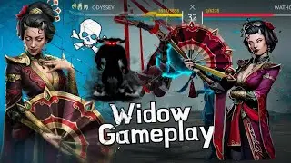 Widow 1st Gameplay $ New Epic Hero Widow || Shadow Fight 4 Arena ~ Omg She's Demon !😨 Demonic 👿