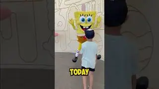 I Travelled to Nickelodeon Resort to meet SpongeBob! #shorts #travel #nickelodeon