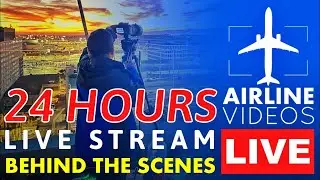 AIRLINE VIDEOS is going live! Behind the Scenes at LAX!