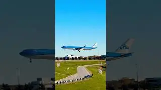 KLM A330 arrival from Amsterdam 🇳🇱 #planespotting #aviation #klm #a330 #yyz