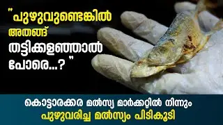 പുഴുവുണ്ടെങ്കിൽ അതങ്ങ് തട്ടിക്കളഞ്ഞാൽ പോരെ...?  | Kottarakara Fish Market - Kottarakkara news