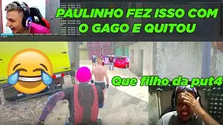 🔥 PAULINHO FEZ ISSO COM O GAGO E DEU F8 QUIT KKKKK