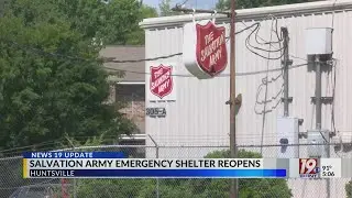 Salvation Army Emergency Shelter Reopens in Huntsville | July 15, 2025 | News 19 at 5 p.m.