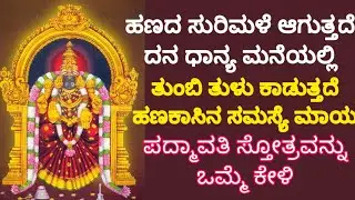 🪷🙏 ಧನ ಐಶ್ವರ್ಯ ನೀಡುವ ಲಕ್ಷ್ಮಿ ಸ್ವರೂಪಿಣಿಯಾದ ಪದ್ಮಾವತಿ ದೇವಿಯ ಶಕ್ತಿಶಾಲಿಯಾದ ಮಂತ್ರ ಕೇಳಿ ಚಮತ್ಕಾರ ನಡೆಯುವುದು 🔥💯