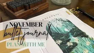 NOVEMBER 2023' Plan With Me| Lake Theme 🌊 #bujo #art #lake