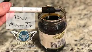Kitchen tip from Coach Becky - measuring molasses