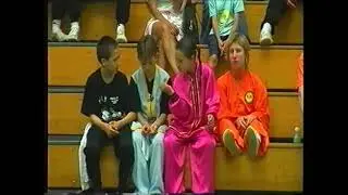 Students GM Walter Toch in action Int Shaolin Kung Fu Cup Holland