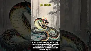 [Shan Hai] Ba Snake - chinese mythical creatures #mythicalbeasts #exoticbeasts #mythicalcreatures