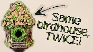 Same Birdhouse, Two Makeovers | From Farmhouse to Woodland Whimsey