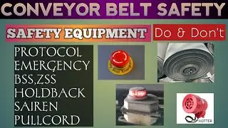 CONVEYOR BELT SAFETY DEVICE, EMERGENCY,PULLCORD,BSS,ZSS,HOLDBACK,SAIREN FULL DETAILS IN THIS VIDEO .