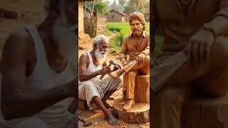 👉 Unbelievable Wood Art 😍 Grandpa&rsquo;s Hidden Talent Goes Viral#woodcarving#woodart#artist#viralvideo