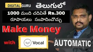 Make Money with Article Writing || 1000 Reads Rs.300 with Vocal.media || Automatic Content Writing