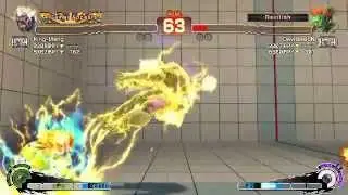 Ultra Street Fighter IV battle: Oni vs Blanka